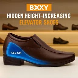 Bxxy Men Leather Formal Slip-On Shoes image 5