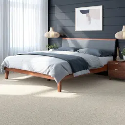 durian Pure Garren Solid Wood King Size Bed in Brown Finish image 3