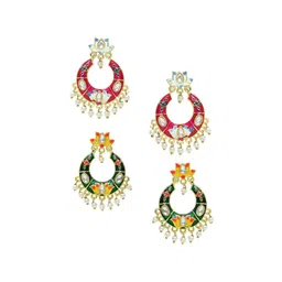 Anouk Floral Chandbalis Earrings image 5