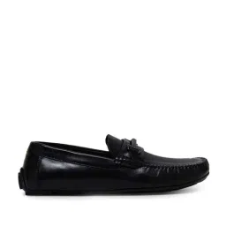 Ezok Men's Black Casual Loafers-image-98