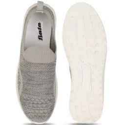 Bata Women's Grey Walking Shoes image 3