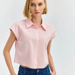 Cover Story Pink Stripe Relaxed Shirt-picture-18