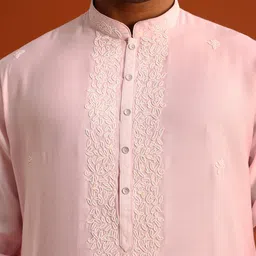 KALKI Fashion Ethnic Motifs Embroidered Thread Work Kurta With Trousers-image-21