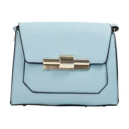 Code by Lifestyle Blue Textured Cross Body Bag-image-35