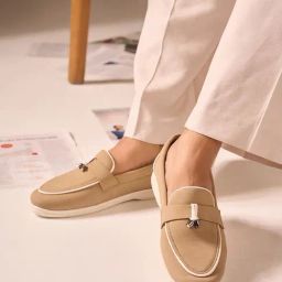 ID Women's Khaki Casual Loafers-picture-30