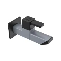 RN PTMT Long Body Bib Tap with Flange Wall Mount Metallic Grey & Black 20 mm Faucet Hole, RNVIP09B33-picture-24