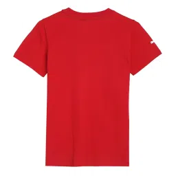 Puma Kids Scuderia Ferrari Rosso Corsa Cotton Printed T-Shirt image 2