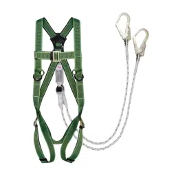 Udyogi Safety Harness Polypropylene Rope Lanyard One Dorsal D-Ring for Fall Arrest Green, ECO4SHA60-picture-29