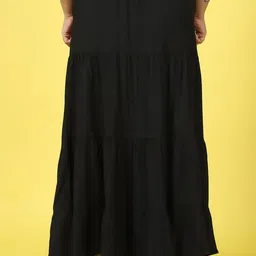 theRebelinme Plus Size A-Line Tiered Skirt image 5