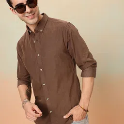 Mast & Harbour Men Standard Pure Cotton Casual Shirt-image-87