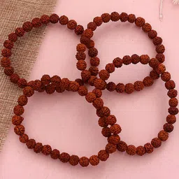 Divine souvenirs Unisex Set Of 4 Artificial Beaded Elasticated Bracelets-picture-46
