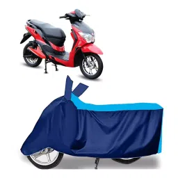 Auto Pearl Two Wheeler Cover for Hero Electric Electric Dash BS6 - Cyan, Blue-picture-47