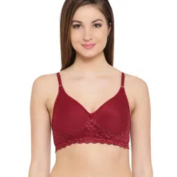 Clovia Maroon Non-Wired Padded T-Shirt Bra-picture-21