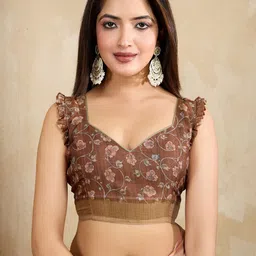 all about you Ethnic Motifs Madhubani Printed Saree image 4