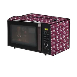 The Furnishing Tree PVC Waterproof Microwave Oven Cover Compatible for 17 L Solo 17PM-MEC2B Floral-picture-37