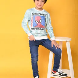 BONKIDS Boys Green Printed Sweatshirt-picture-25