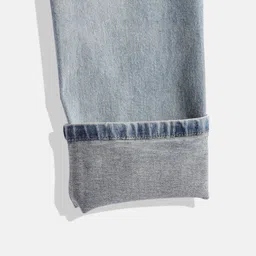 UTH by Roadster Boys Slim Fit Low Distress Heavy Fade Jeans image 4