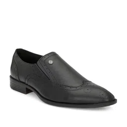 Alberto Torresi Men's Black Formal Loafers image 3