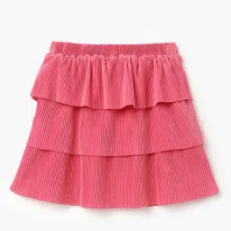United Colors of Benetton Kids Red Regular Fit Skirt-picture-17