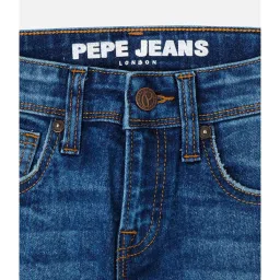 Pepe Jeans Boys Blue Distressed Jeans image 3