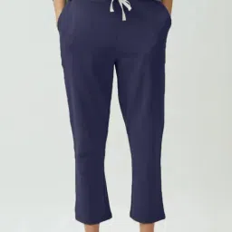 Timeless Organic Cotton Navy Blue Straight Fit Jogger-image-25