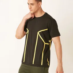 forever 21 Forever21 Brown Regular Fit Printed T-Shirt image 3