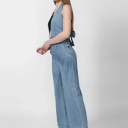 Forever 21 Blue Cotton Jumpsuit image 3