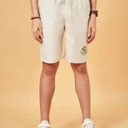 Urban Ranger by Pantaloons Pumice Stone Cotton Regular Fit Shorts-picture-32
