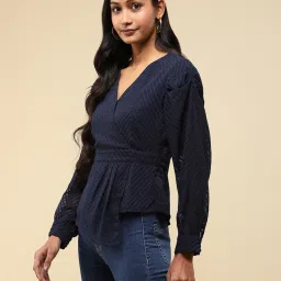 aarke Ritu Kumar Navy Top image 3