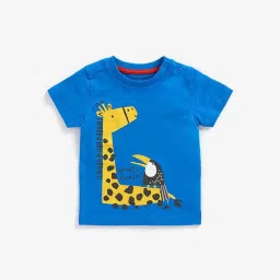 Mothercare Kids Multicolor Printed T-Shirt (Pack of 3) image 3