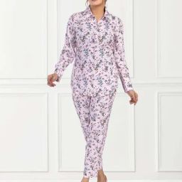 Nino Bambino Light Pink Printed Shirt With Pants-picture-9