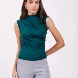 Fablestreet Turquoise Plain Top-picture-12