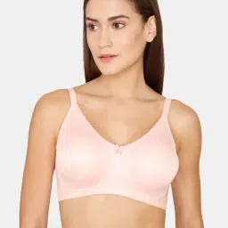 Zivame Light Pink Non Wired Non Padded Full Coverage Bra-image-54