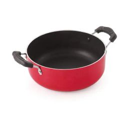Nirlon Red Aluminium Non-Stick Casserole-picture-27