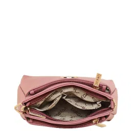Esbeda Peach Solid Small Sling Handbag image 3