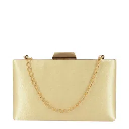 Enoki by Baggit Cujo N Golden Solid Clutch image 3