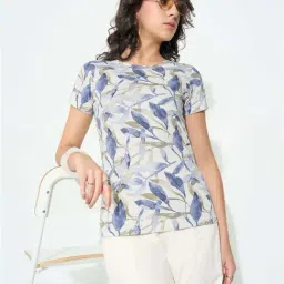 Honey By Pantaloons White Regular Fit Printed T-Shirt image 4