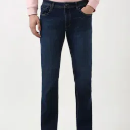 Peter England Navy Slim Fit Jeans-picture-23