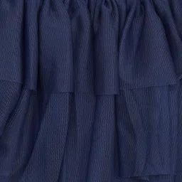 Pantaloons Junior Kids Navy Cotton Printed Skirt image 3