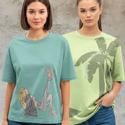 HELLCAT Women Printed T-shirt-picture-28