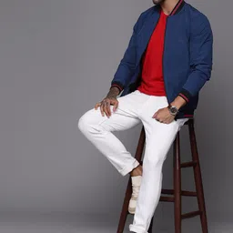 Allen Solly Stand Collar Bomber Jacket image 5