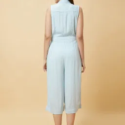 Globus Blue Midi Culottes Jumpsuit image 3