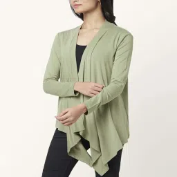 Honey by Pantaloons Green Full Sleeves Shrug image 3