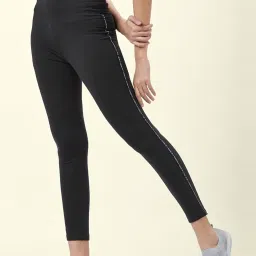 Ajile by Pantaloons Black Cotton Tights image 3