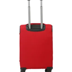 Teakwood Leathers Red Soft Case Medium Trolley Bag - 54.6Ltrs image 3