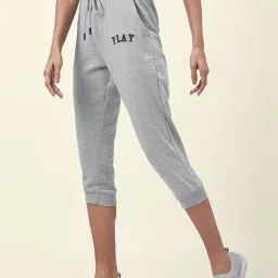Ajile by Pantaloons Grey Cotton Capri image 3