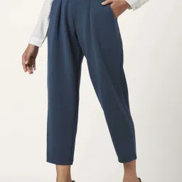 Annabelle by Pantaloons Blue Mid Rise Cropped Pants image 3