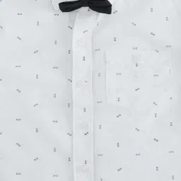 Pantaloons Baby Kids White Cotton Printed Full Sleeves Shirt image 3