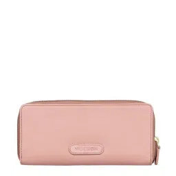 Hidesign Lilac W1 Sb Pink Textured Medium Zip Around Wallet image 3