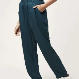 Honey by Pantaloons Blue High Rise Pants image 3